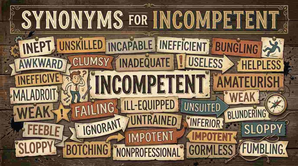 synonyms-for-Incompetent