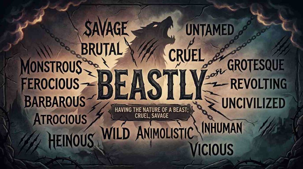 synonyms-for-beastly