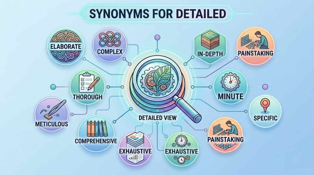 synonyms-for-detailed