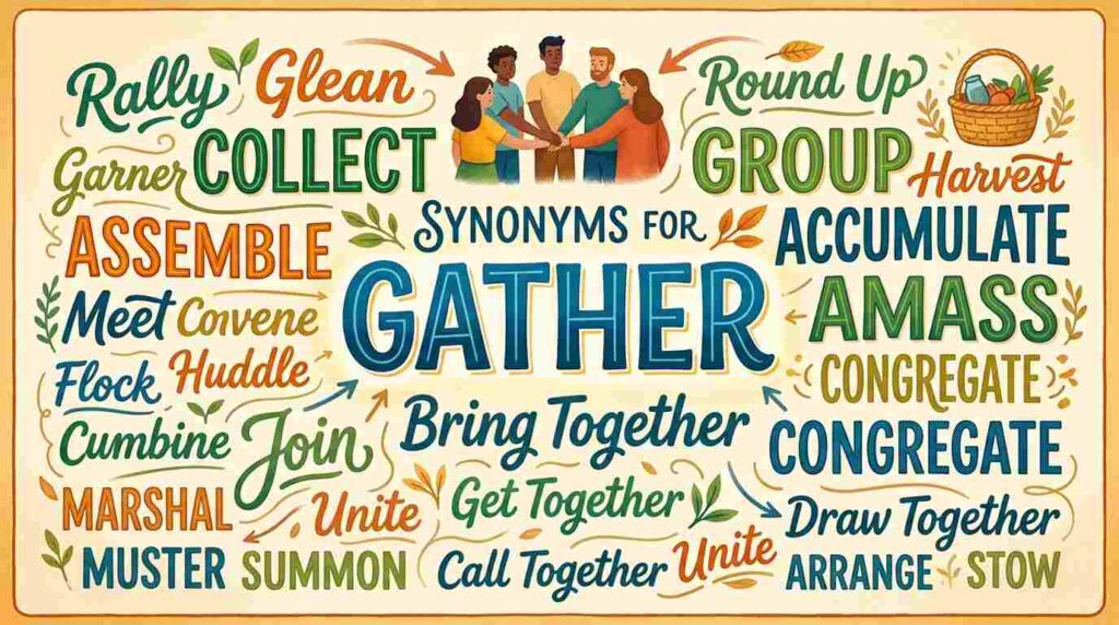 synonyms-for-gather