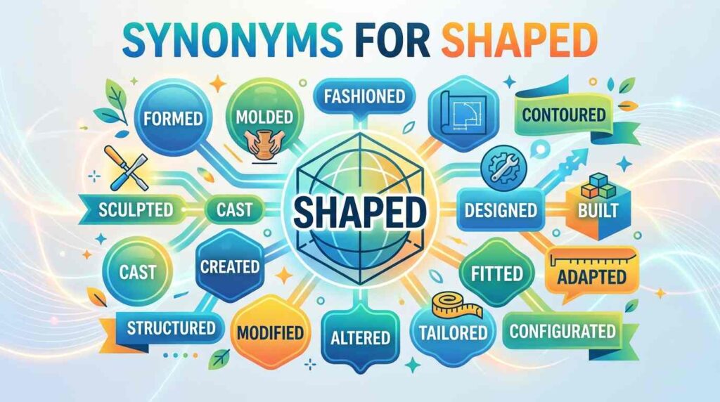 synonyms-for-shaped