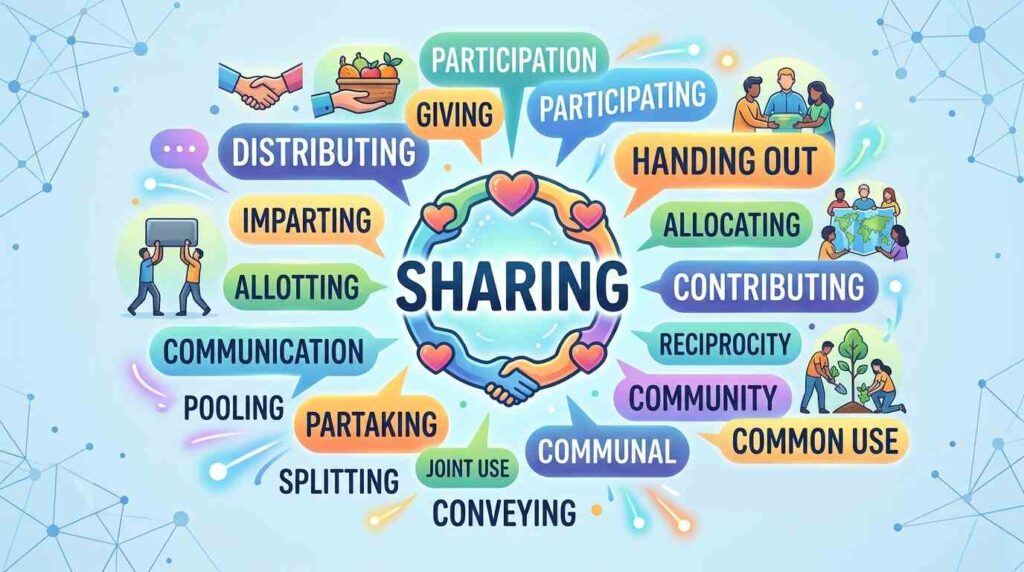 synonyms-for-sharing