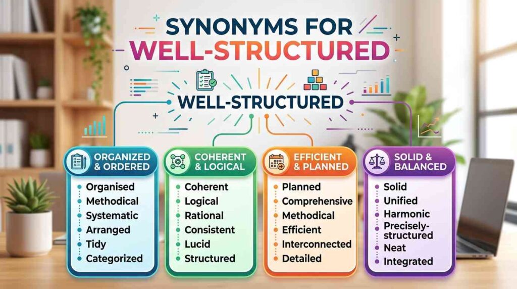 synonyms-for-well-structured