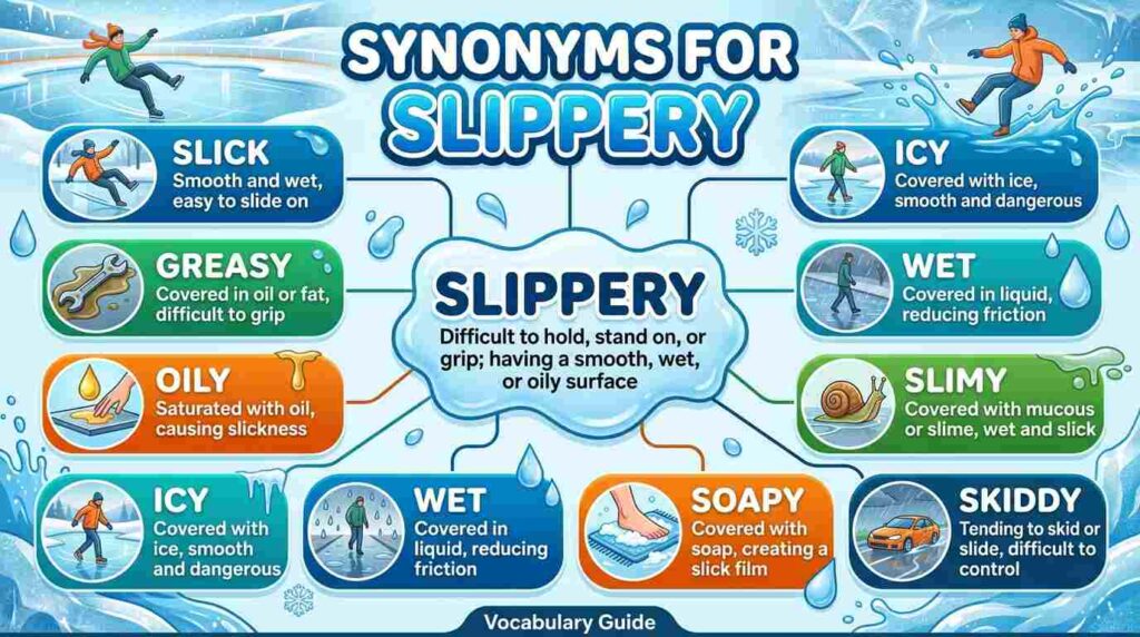 synonyms-for-Slippery
