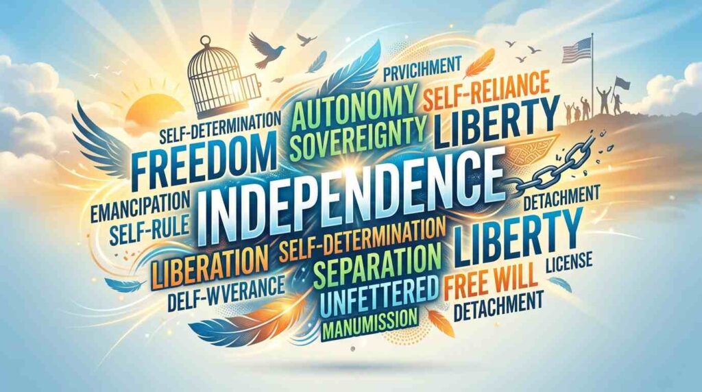 synonyms-for-independence