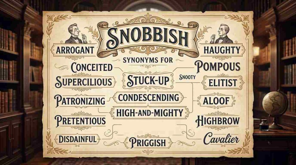 synonyms-for-snobbish