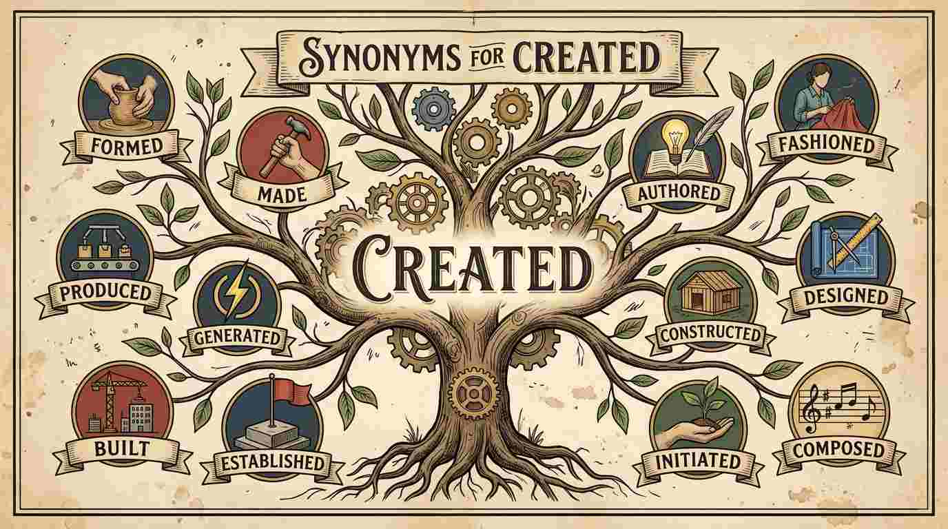 synonyms-for-created