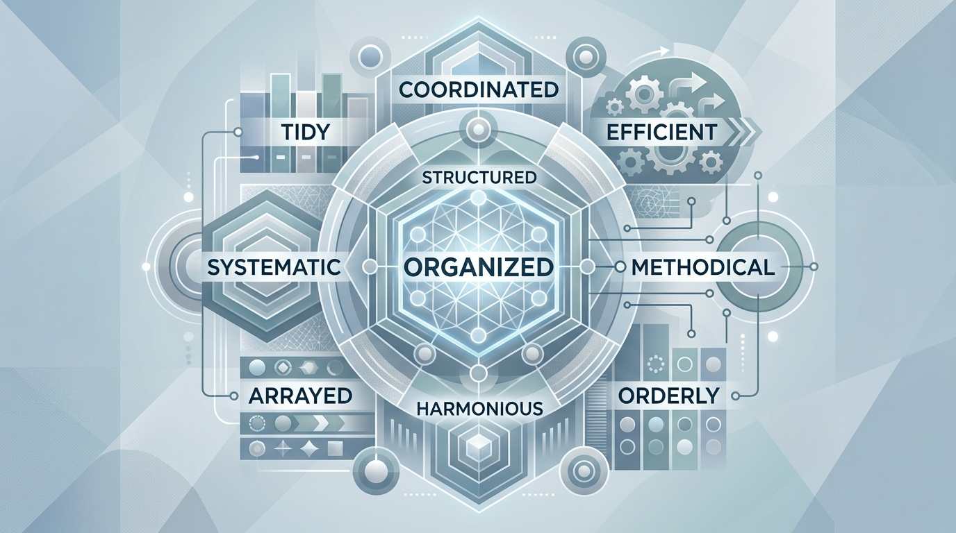 synonyms-for-organized