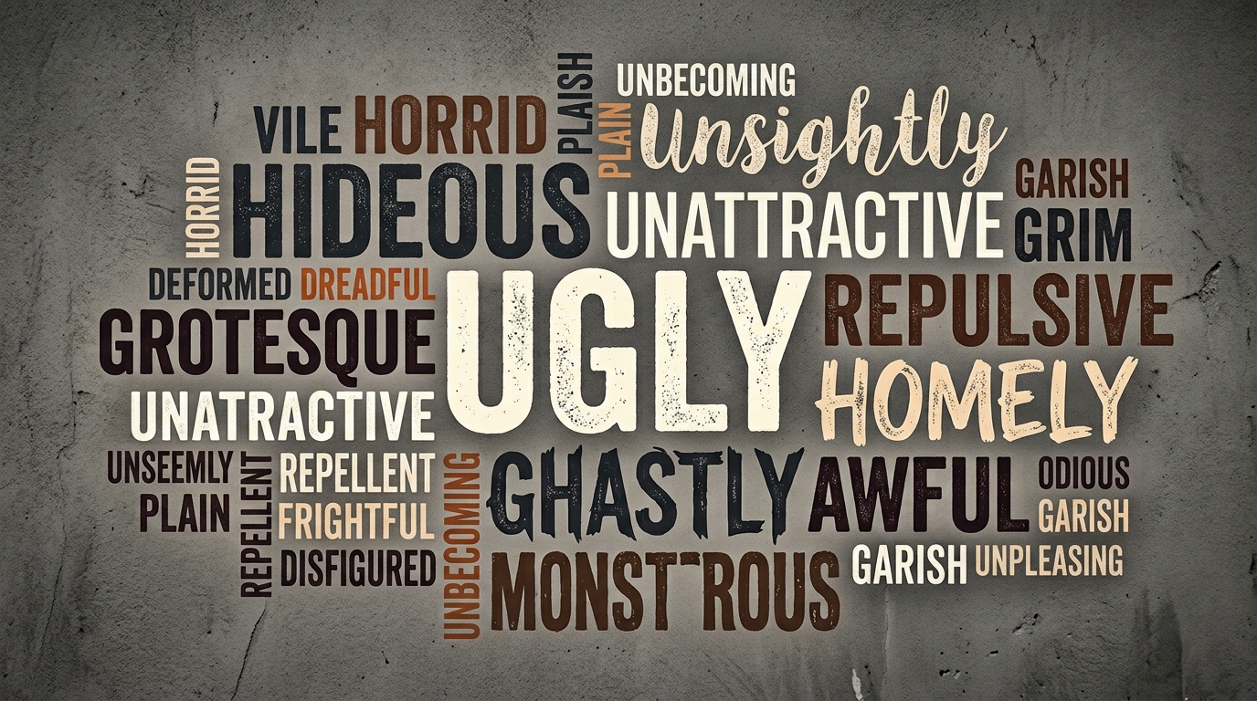 synonyms-for-ugly