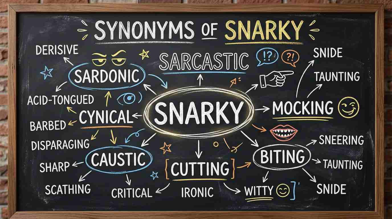 synonyms-of-snarky